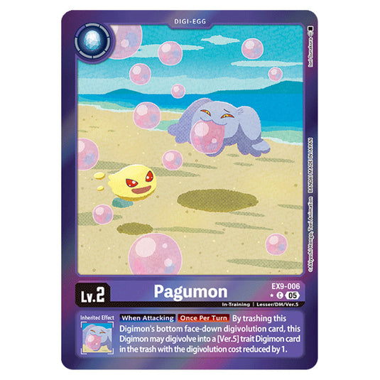 Digimon Card Game - EX-09: Extra Booster Versus Monsters - Pagumon - (Alternative Art) - EX9-006a