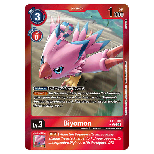 Digimon Card Game - EX-09: Extra Booster Versus Monsters - Biyomon - (Alternative Art) - EX9-008a