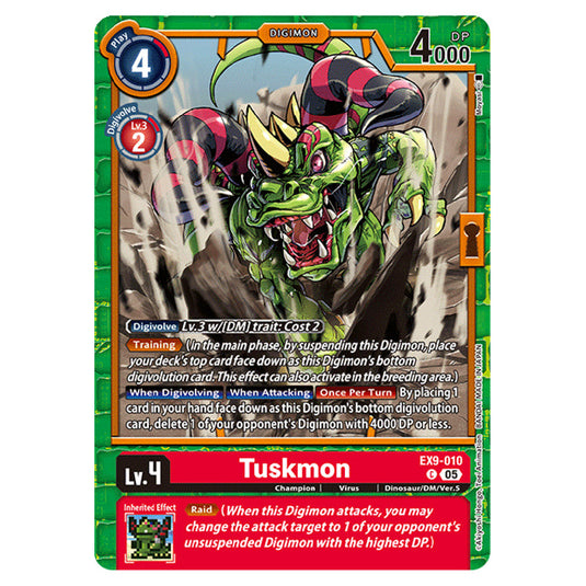 Digimon Card Game - EX-09: Extra Booster Versus Monsters - Tuskmon - (C) - EX9-010