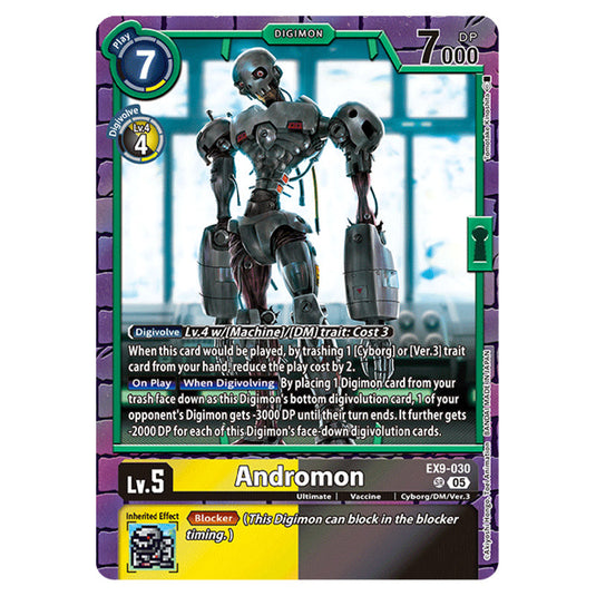 Digimon Card Game - EX-09: Extra Booster Versus Monsters - Andromon - (SR) - EX9-030