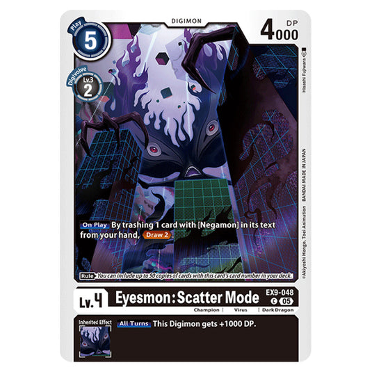 Digimon Card Game - EX-09: Extra Booster Versus Monsters - Eyesmon: Scatter Mode - (C) - EX9-048