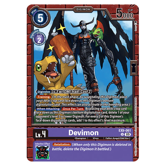Digimon Card Game - EX-09: Extra Booster Versus Monsters - Devimon - (C) - EX9-061
