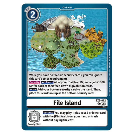 Digimon Card Game - EX-09: Extra Booster Versus Monsters - File Island - (U) - EX9-072
