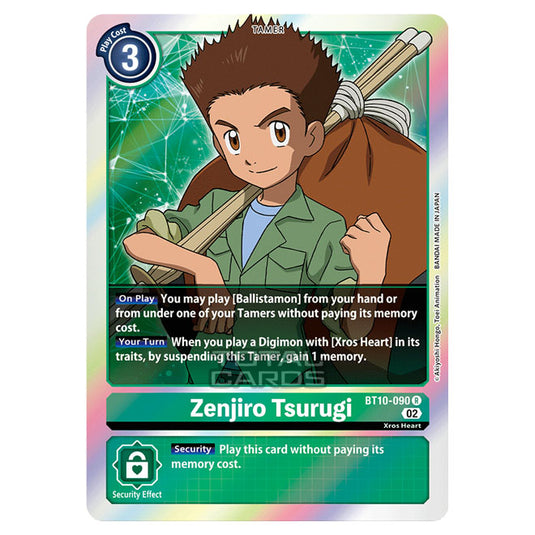 Digimon Card Game - BT10 - Xros Encounter - Jeremy Tsurugi (R) - BT10-090