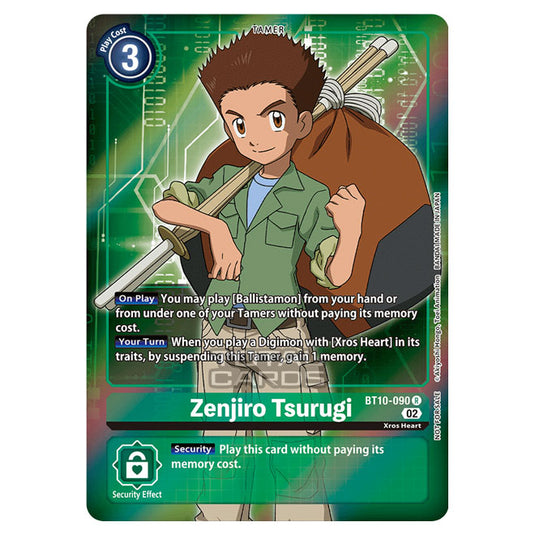 Digimon Card Game - BT10 - Xros Encounter - Jeremy Tsurugi (R) - BT10-090A