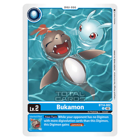 Digimon Card Game - BT14 - Blast Ace - Bukamon - (Uncommon) - BT14-002