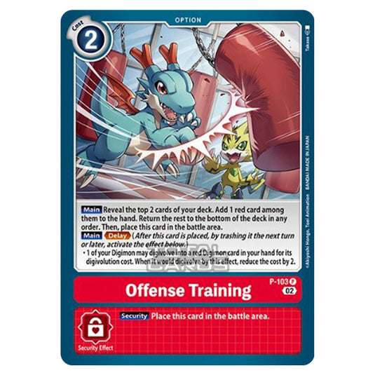 Digimon Card Game - BT14 - Blast Ace - Offense Training - (Promo) - P-103