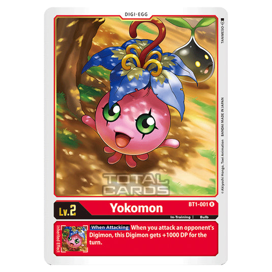 Digimon Card Game - Release Special Booster Ver.1.0 (BT01-03) - Yokomon (Rare) - BT1-001