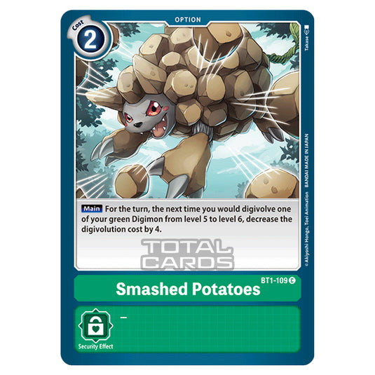 Digimon Card Game - Release Special Booster Ver.1.0 (BT01-03) - Smashed Potatoes (Common) - BT1-109