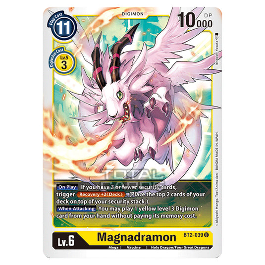 Digimon Card Game - Release Special Booster Ver.1.0 (BT01-03) - Magnadramon (Uncommon) - BT2-039