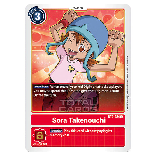 Digimon Card Game - Release Special Booster Ver.1.0 (BT01-03) - Sora Takenouchi (Rare) - BT2-084