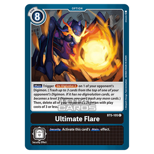 Digimon Card Game - BT05 - Battle of Omni - Ultimate Flare (Common) - BT5-105
