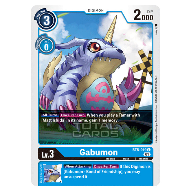 gabumon digimon card Trading Game Great Legend Common BT4-076 Description coming soon... Whats up with this special
