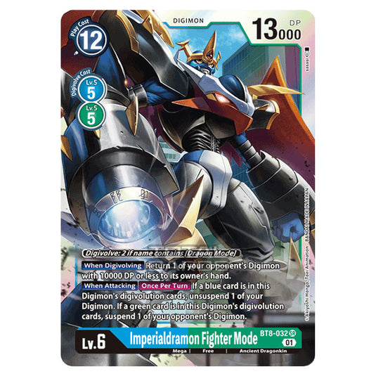 Digimon Card Game - New Awakening (BT08) - Imperialdramon Fighter Mode (Super Rare) - BT8-032