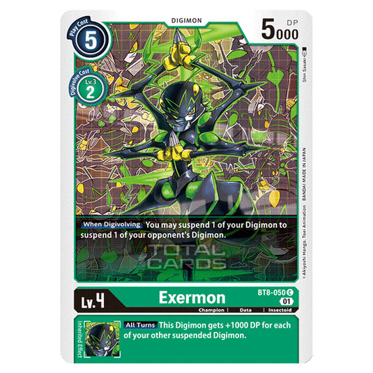 Digimon Card Game - New Awakening (BT08) - Exermon (Common) - BT8-050
