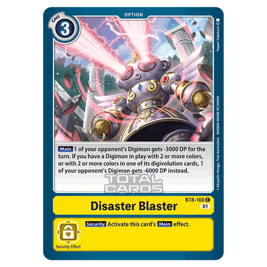 Digimon Card Game - New Awakening (BT08) - Disaster Blaster (Common) - BT8-100