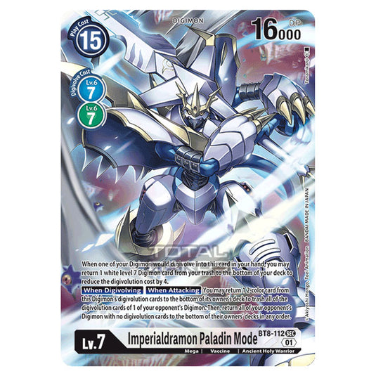 Digimon Card Game - New Awakening (BT08) - Imperialdramon Paladin Mode (Secret Rare) - BT8-112A