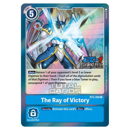 Digimon Card Game - Release Special Booster Ver.1.5 (BT01-03) - The Ray of Victory (Uncommon) - BT2-096A