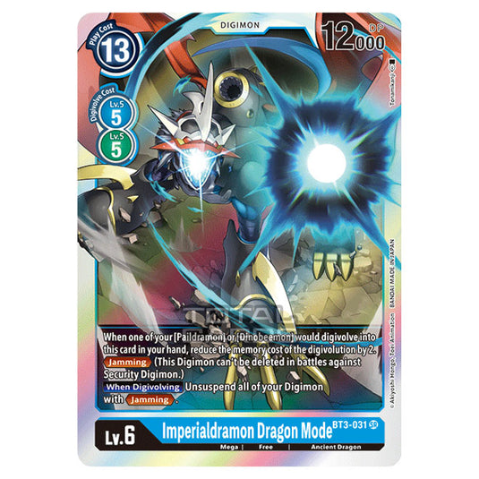 Digimon Card Game - Release Special Booster Ver.1.5 (BT01-03) - Imperialdramon Dragon Mode (Super Rare) - BT3-031