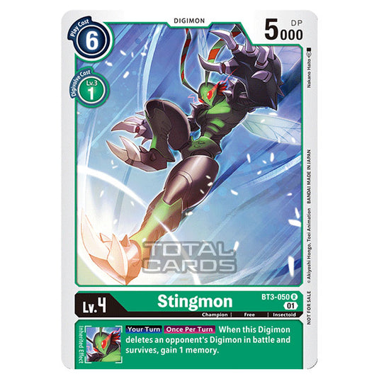 Digimon Card Game - Release Special Booster Ver.1.5 (BT01-03) - Stingmon (Rare) - BT3-050A