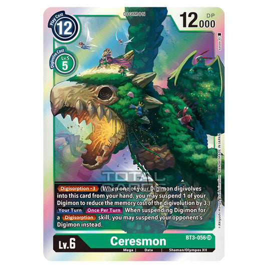Digimon Card Game - Release Special Booster Ver.1.5 (BT01-03) - Ceresmon (Super Rare) - BT3-056