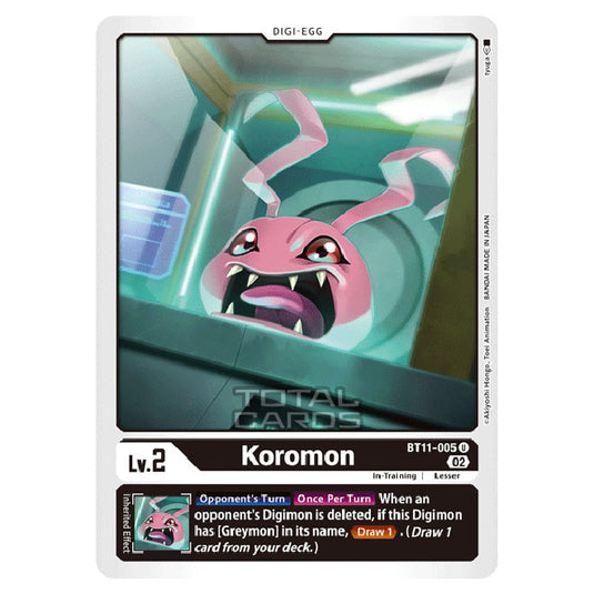 Digimon Card Game - BT-11 - Dimensional Phase - Koromon - (Uncommon) - BT11-005