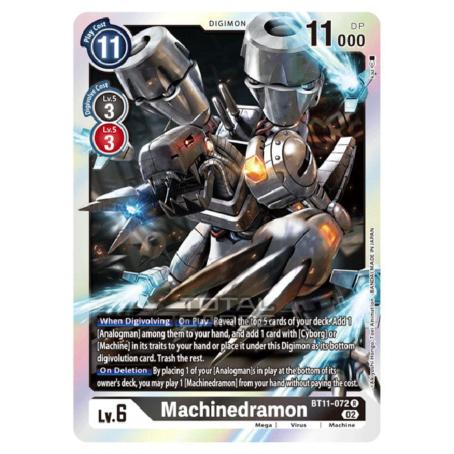 Digimon Card Game - BT-11 - Dimensional Phase - Machinedramon - (Rare) Digimon Card Game - BT-11 - Dimensional Phase - Machinedramon - (Rare)