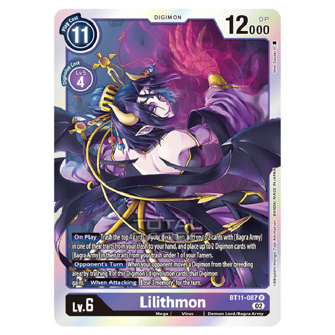 Digimon Card Game - BT-11 - Dimensional Phase - Lilithmon - (Rare)
