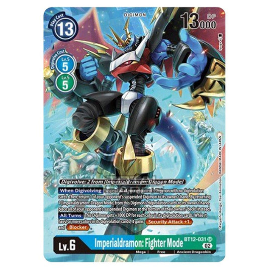 Digimon Card Game - BT-12 - Across Time - Imperialdramon: Fighter Mode - (Alternative Art) - BT12-031a