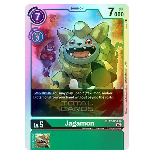 Digimon Card Game - BT-12 - Across Time - Jagamon - (Common) - BT12-054 (Foil)