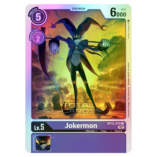 Digimon Card Game - BT-12 - Across Time - Jokermon - (Common) - BT12-079 (Foil)
