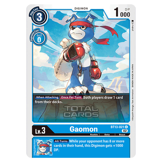 Digimon Card Game - BT-13 - Versus Royal Knights - Gaomon - (Common) - BT13-021