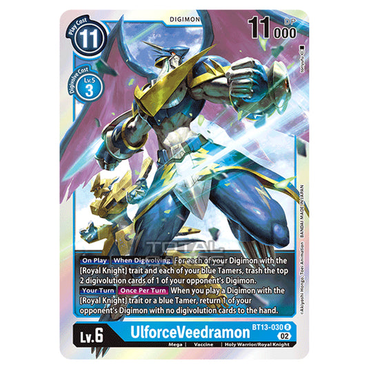 Digimon Card Game - BT-13 - Versus Royal Knights - UlforceVeedramon - (Super Rare) - BT13-030