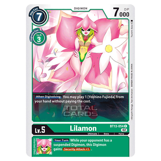 Digimon Card Game - BT-13 - Versus Royal Knights - Lilamon - (Common) - BT13-054