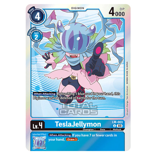 Digimon Card Game - BT15 - Exceed Apocalypse - TeslaJellymon - (Uncommon) - LM-003