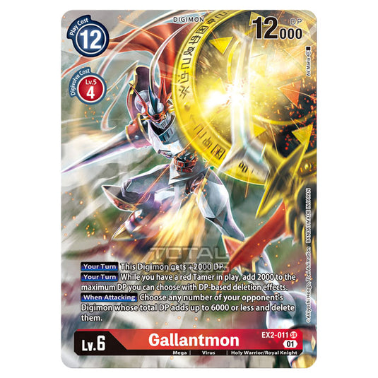Digimon Card Game - Digital Hazard (EX-02) - Gallantmon (Super Rare) - EX2-011A