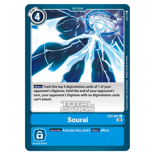 Digimon Card Game - EX-03 - Theme Draconic Roar - Sourai - (Rare) - EX3-067