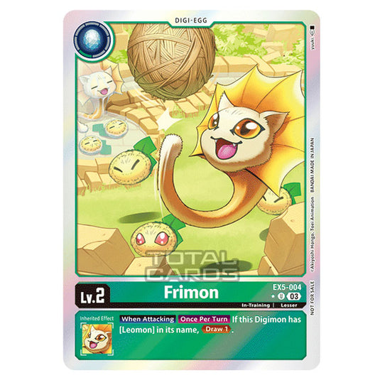 Digimon Card Game - EX05 - Animal Colosseum - Frimon - (Alternative Art) - EX5-004a