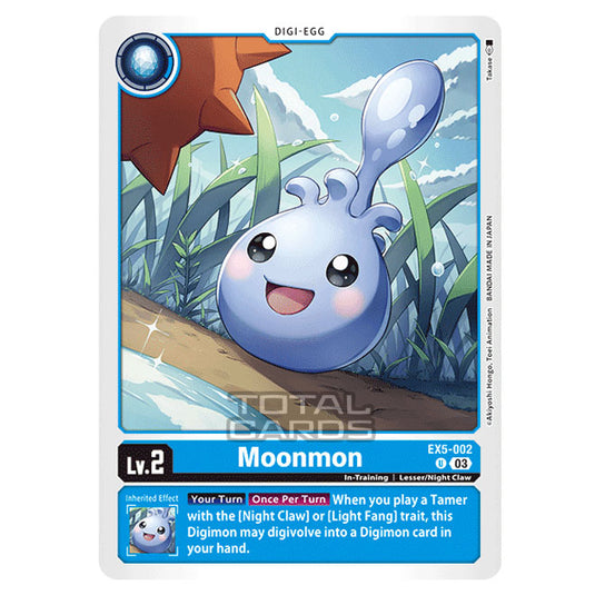 Digimon Card Game - EX05 - Animal Colosseum - Moonmon - (Uncommon) - EX5-002