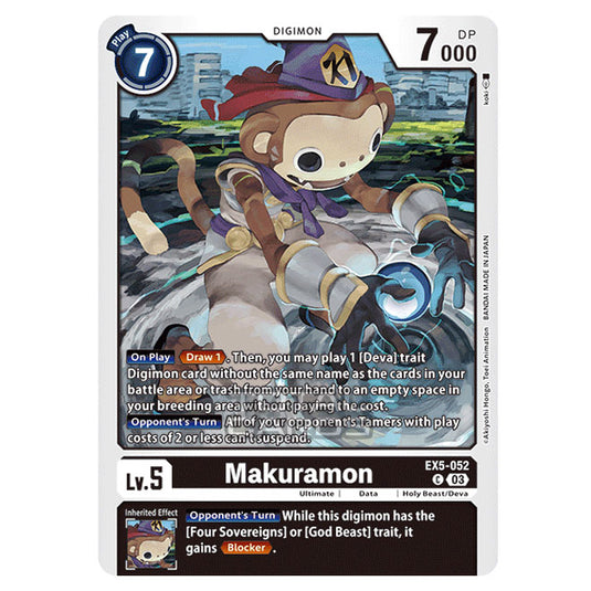Digimon Card Game - EX05 - Animal Colosseum - Makuramon - (Common) - EX5-052