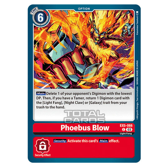 Digimon Card Game - EX05 - Animal Colosseum - Phoebus Blow - (Common) - EX5-066