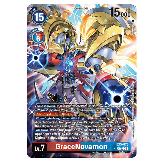Digimon Card Game - EX05 - Animal Colosseum - GraceNovamon - (Alternative Art) - EX5-073a
