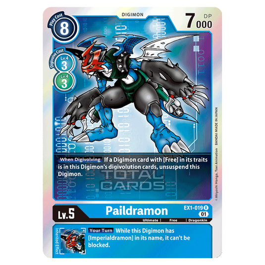 Digimon Card Game - Classic Collection (EX01) - Paildramon (Rare) - EX1-019