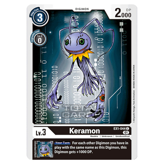 Digimon Card Game - Classic Collection (EX01) - Keramon (Common) - EX1-044