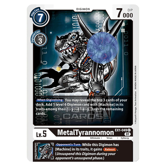 Digimon Card Game - Classic Collection (EX01) - MetalTyrannomon (Common) - EX1-049