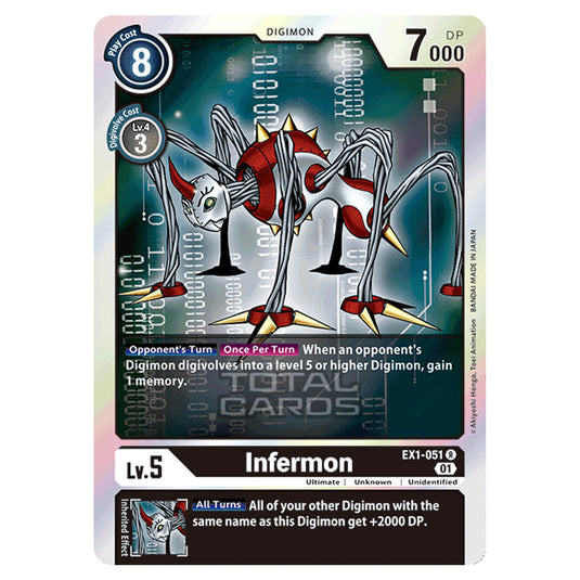 Digimon Card Game - Classic Collection (EX01) - Infermon (Rare) - EX1-051