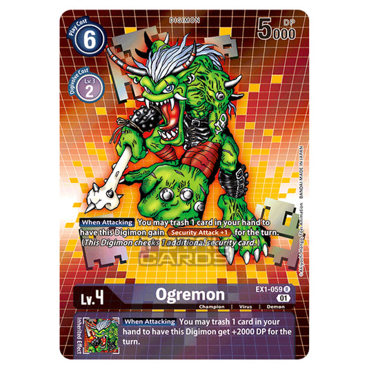 Digimon Card Game - Classic Collection (EX01) - Ogremon (Rare) - EX1-059A