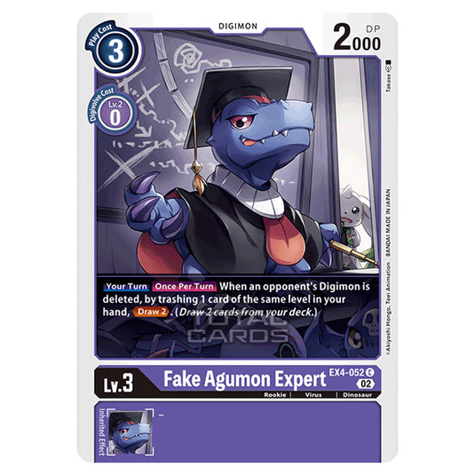 Digimon Card Game - EX04 - Alternative Being - Fake Agumon Expert - (Common) - EX4-052