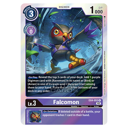 Digimon Card Game - EX04 - Alternative Being - Falcomon - (Rare) - EX4-053