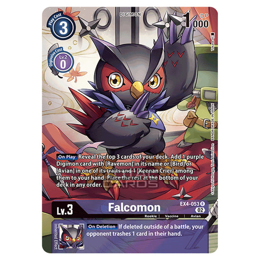 Digimon Card Game - EX04 - Alternative Being - Falcomon - (Alternative Art) - EX4-053a